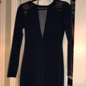 Navy blue Express cocktail dress